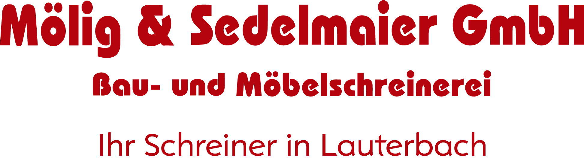 Mölig und Sedelmaier GmbH Bau- und Möbelschreinerei